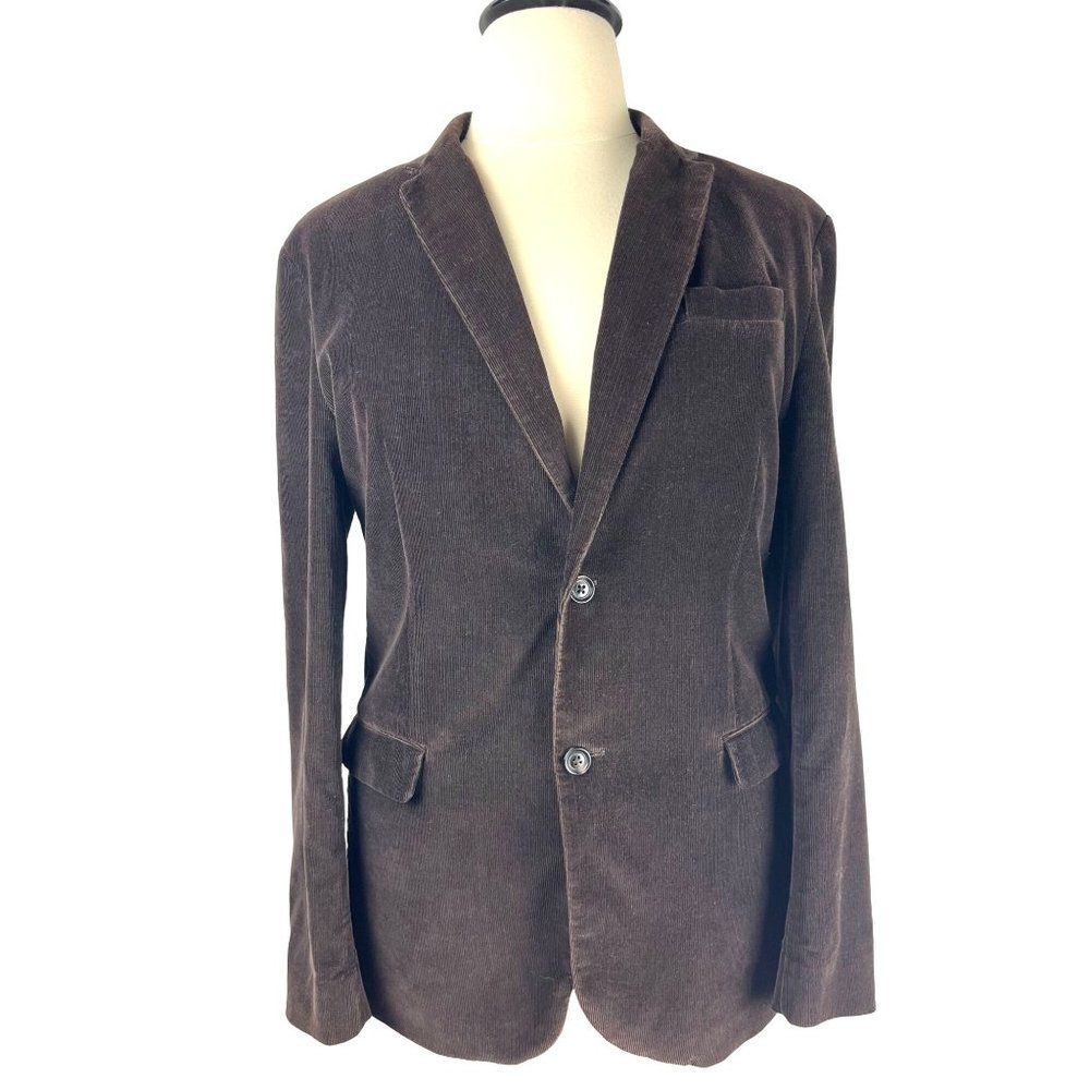 JOE Joseph Aboud Brown Corduroy Jacket, Men's Size Large